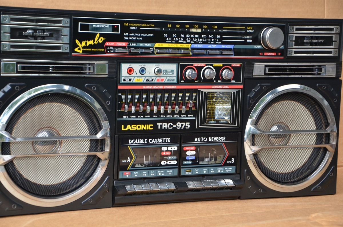 LASONIC TRC 975 JUMBO BOOMBOX ラジカセ レア 希少（Lasonic
