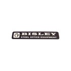 Bisley logo sticker decal for vintage filing cabinets restoration