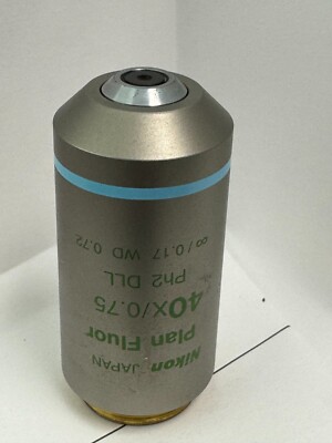 Nikon Microscope Objective Plan Fluor 40x 0.75 DIC M ∞/0.17 WD 0.72 ...