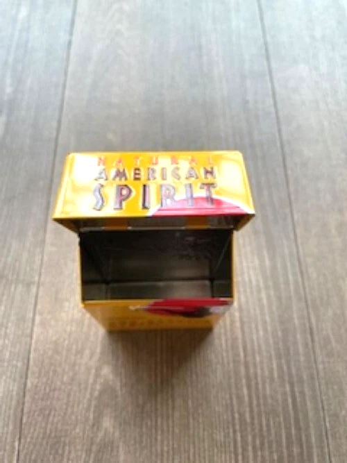 Natural American Spirit Cigarette Tin Case - Empty - Ultra Light YELLOW- Collec - Image 4 of 4