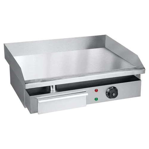 Commercial Electric Griddle & Flat Top Grill Hot Plate 55cm 3kW BBQ Stainless - Picture 2 of 10
