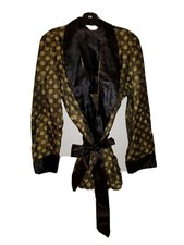 Sea Island Treasurobe Vintage 50s 60s Polka Dot Robe sz S