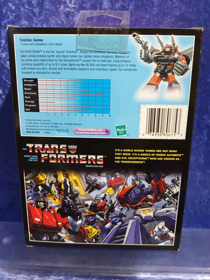 Transformers 2002 Commemorative Series III Silverstreak MIB Hasbro 80675 - Image 2 of 4