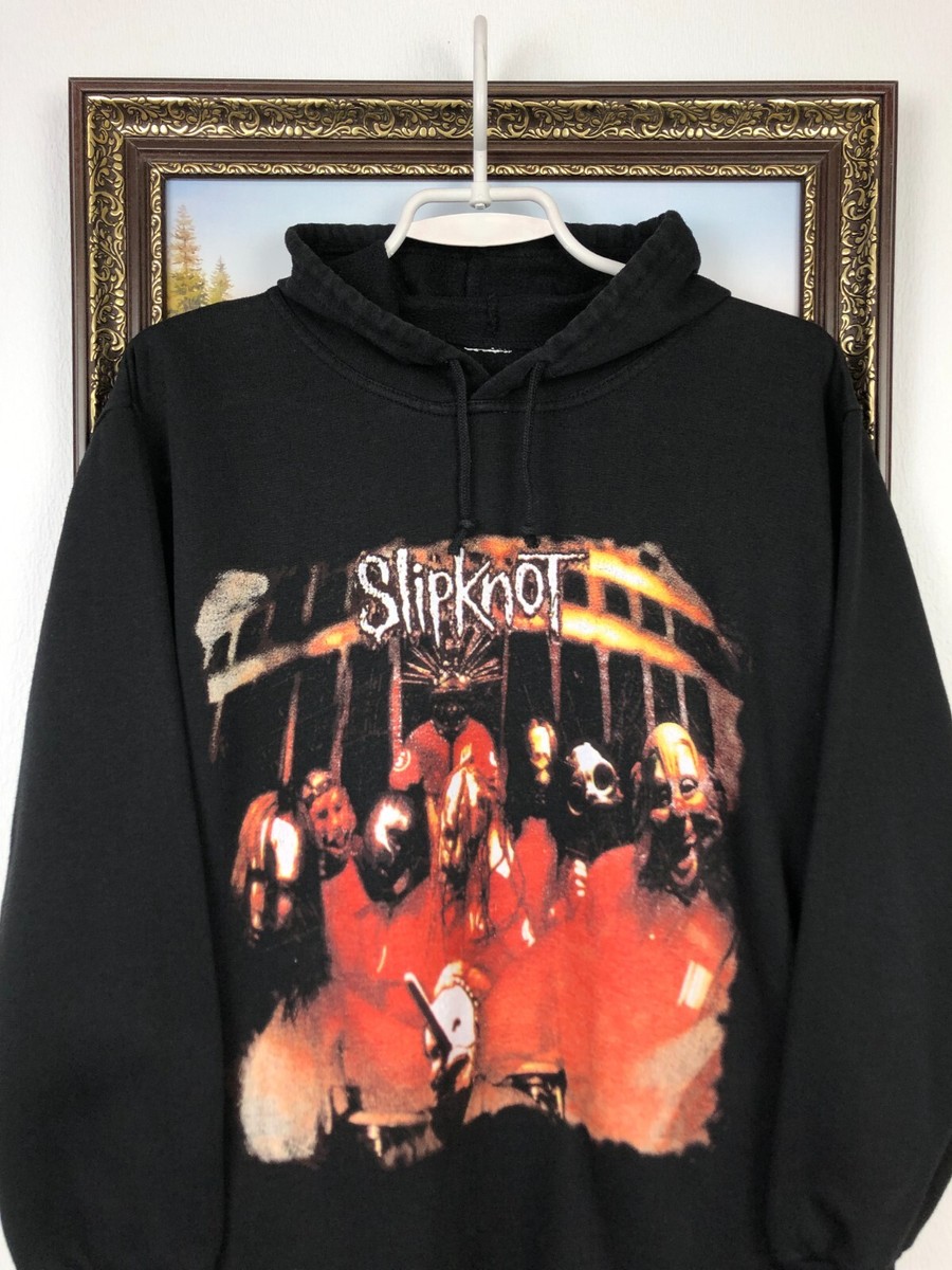 Vintage Slipknot Iowa Band Hoodie Over Print Women Big Logo Jacket