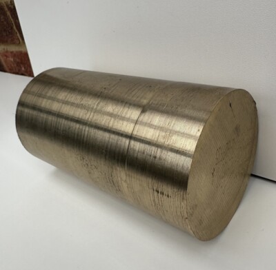 Massive Messinglegierung Zylinderstange Durchmesser 82,6 mm (3,1/4'') x 155 mm Länge 6 kg