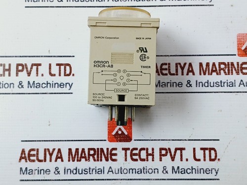 Omron H3CR-A8 Solid-state Multi-functional Timer 0 To 30 Min, 5A 100 To 240vac - Picture 2 of 6