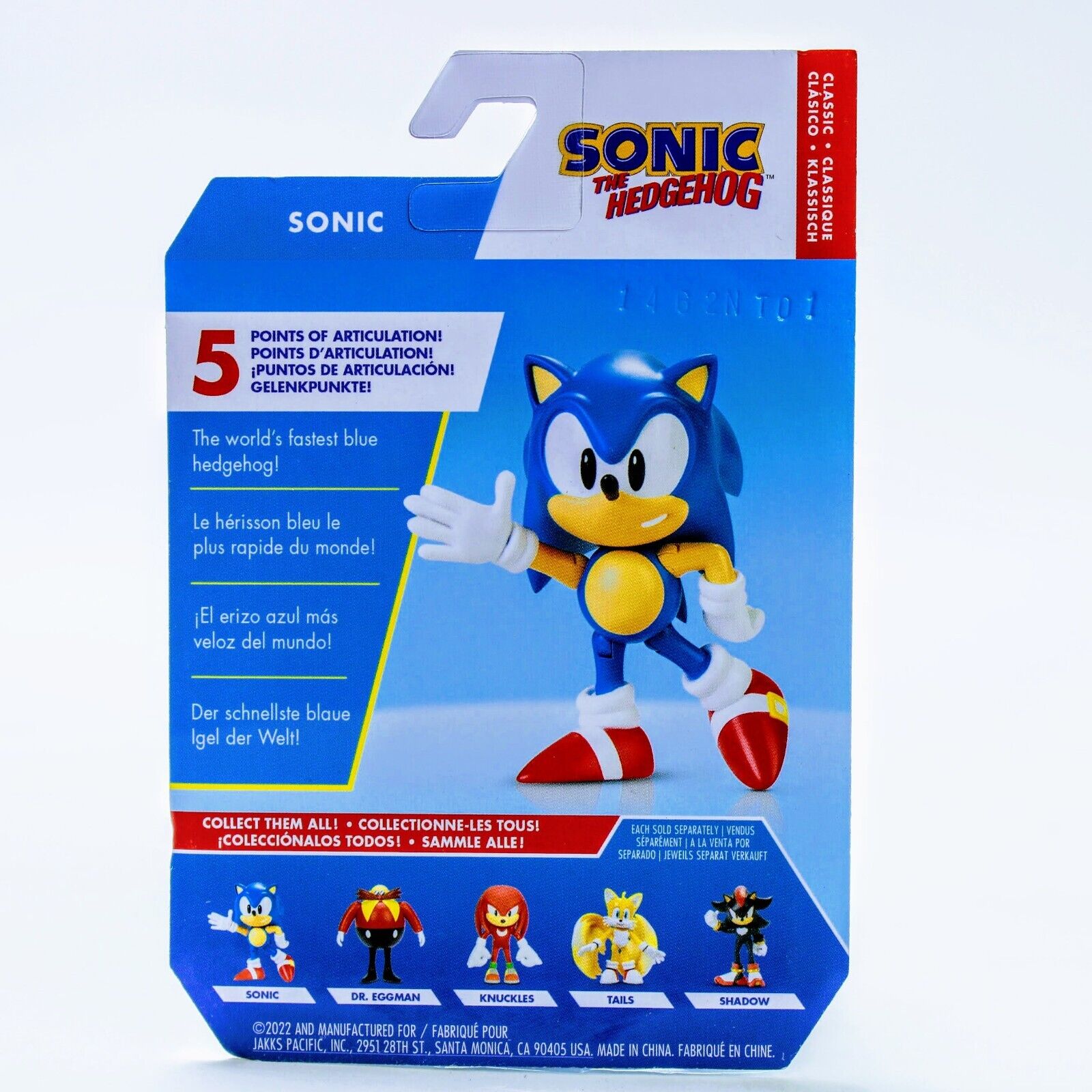 Jakks Pacific Sonic The Hedgehog 2.5-in Classic Figure Set 5-Pack