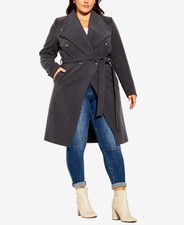 Trendy Plus Size Sassy Military-inspired Coat