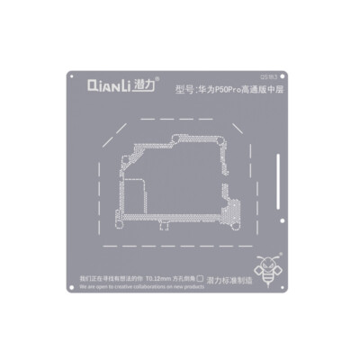 QianLi Bumblebee Stencil QS183 Qualcomm Middle Layer for Huawei P50 Pro