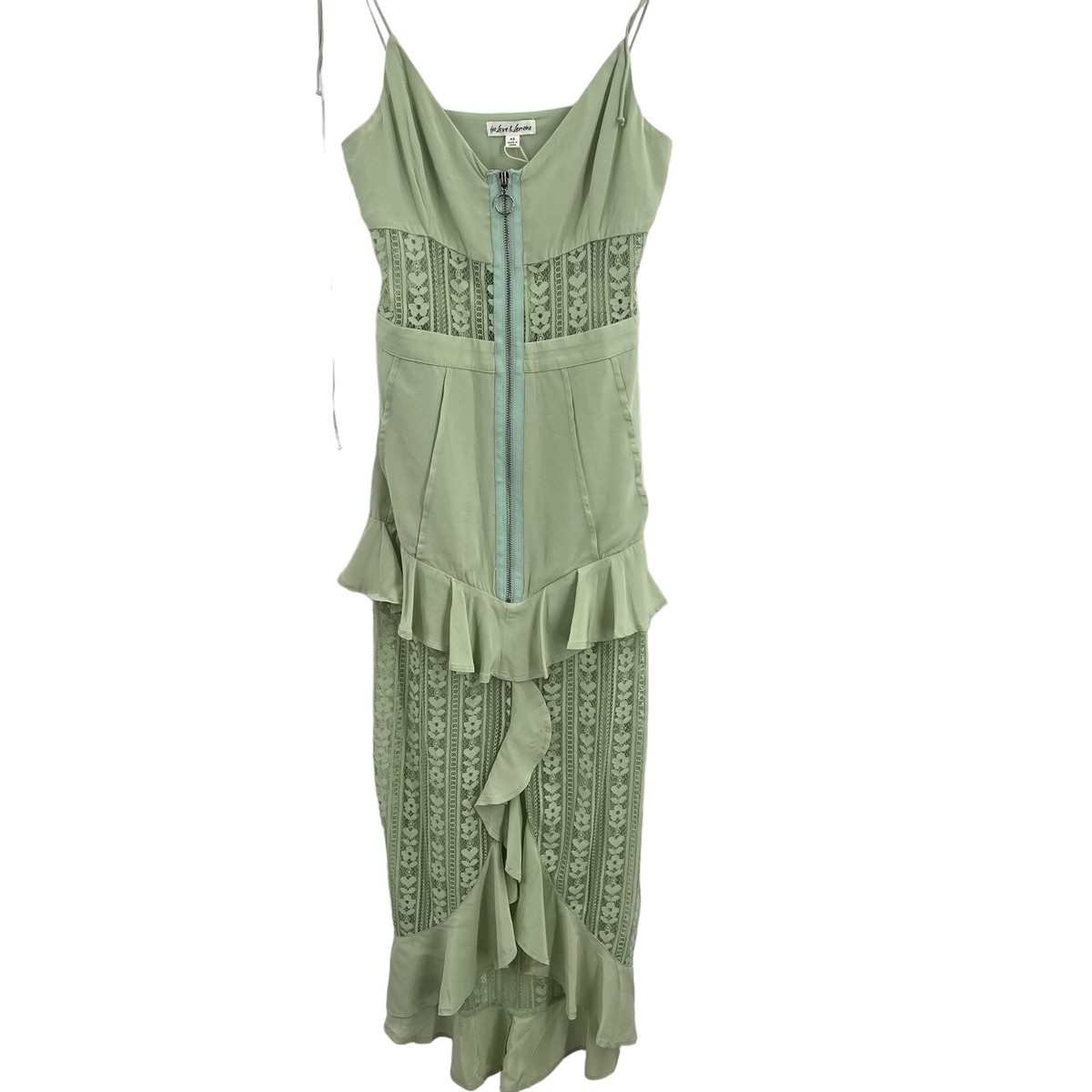 slim fit dress slacks For Love & Lemons Aster Mini Dress – Cattivo main image 1