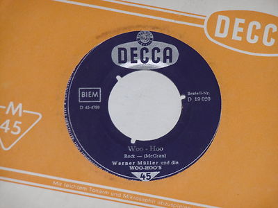 WERNER MÜLLER UND DIE WOO-HOO'S -Woo-Hoo- 7'' 45 