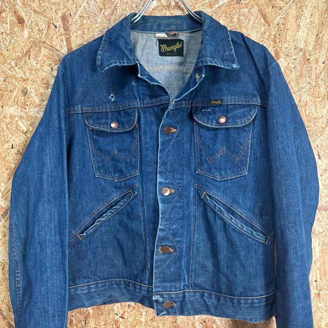 ジャケット・アウター Wrangler 124MJ Denim Jacket 70s Wrangler 70'S 124MJ Denim Jacket Made in USA Size/36 70年代