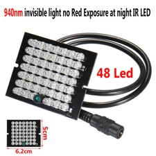 48-LED IR Infrared Illuminator Night Vision Light Lamp For Security CCTV Camera