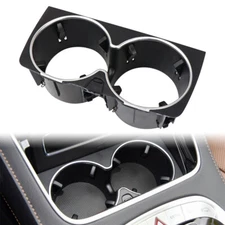 Center Console Drinks Cup Holder Black For Mercedes Benz W222 S-Class 2018-2020