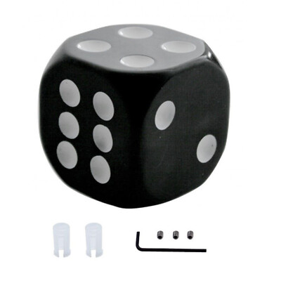 Black Dice Gear Shift Knob Lever Handle Column Floor Shifter Hot