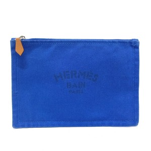 hermes canvas pouch