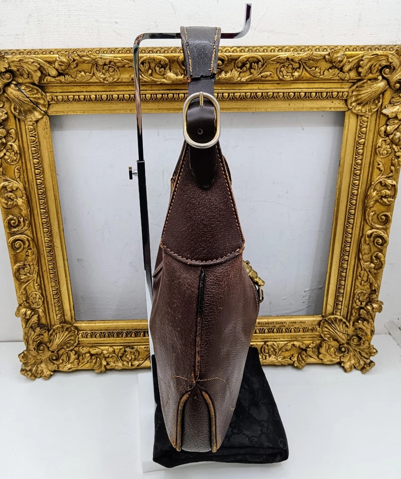 Gucci Jackie 1961 Brown Leather Medium Vintage Bag - Image 4 of 4
