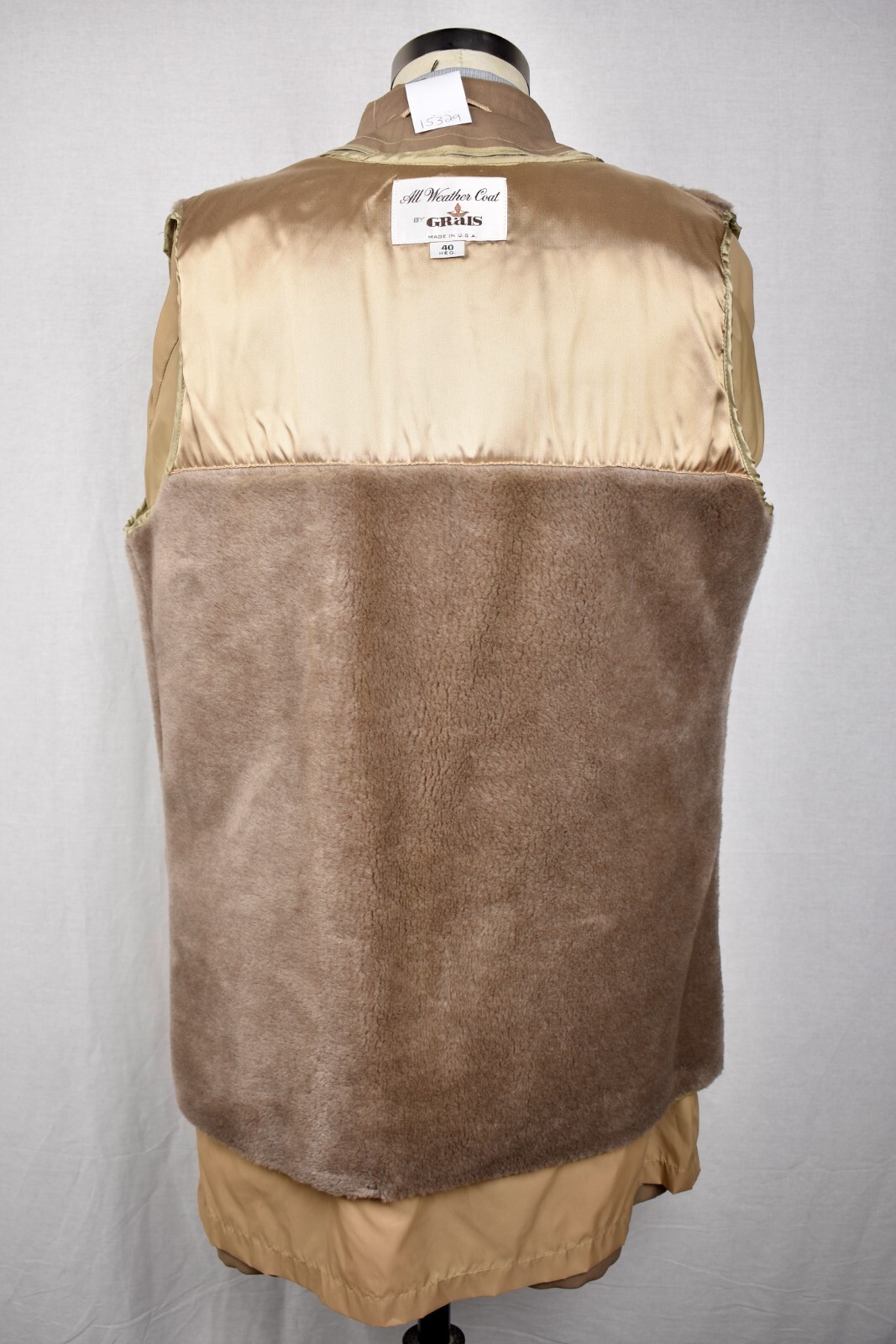 Grais Solid Brown 100% Texturized Polyester Three… - image 5