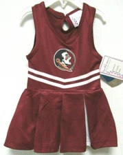 NCAA Florida State Seminoles Logo on Cheer Dress w/Bloomers Two Feet Ahead #150