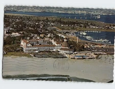 Postcard Aerial view del Coronado Hotel, Coronado, California