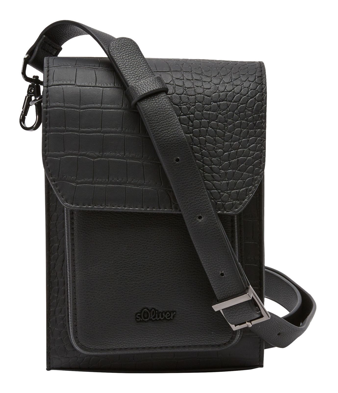 s.Oliver cross body bag Handbag Grey / Black