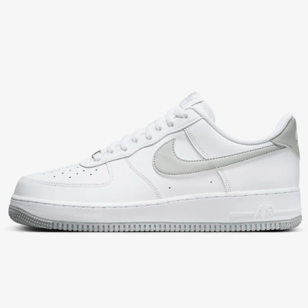 Полуботинки Nike Air Force 1 07 Белый/Светло-серый (FJ4146-100) Доставлены в кратчайшие сроки