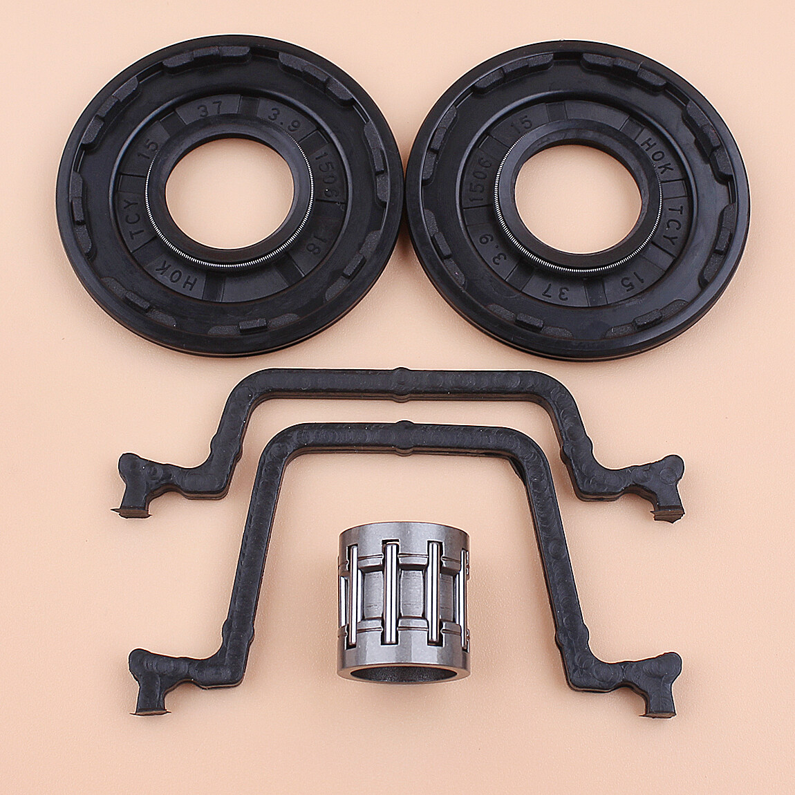 Gasket Crank Seal Bearing Kit For Husqvarna 445,445E,445 II,450,450