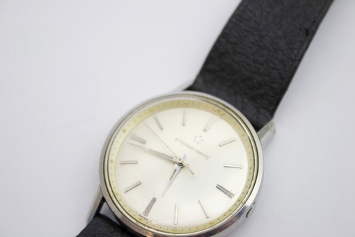 Orologio da polso vintage Eterna-Matic uomo uomo automatico funzionante orologio eterna matic - Foto 4 di 9