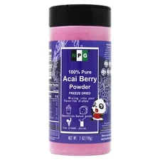 NPG Freeze Dried Acai Berry Powder 7 Oz, Pure for coloring, Flavoring, Baking