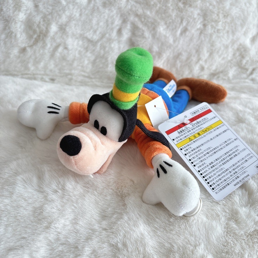 Japan Tokyo Disney Resort Goofy Sticky Plush Toy Shoulder