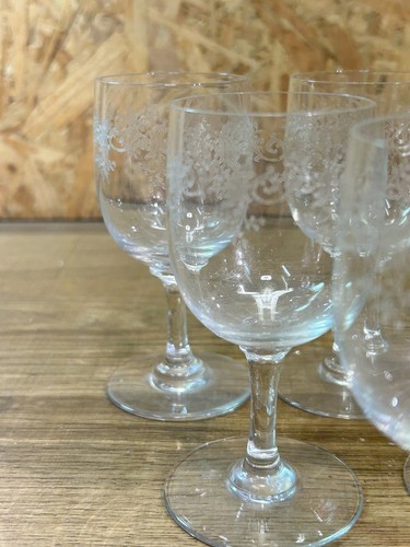 cristallerie baccarat, modèle Sévigné, série de 6 verres ancien, 11 cm - Picture 4 of 9