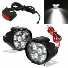 2x Motorrad Roller ATV LED Scheinwerfer Fahrl...