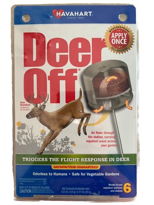 Havahart Deer Off Deer 6PK Triggers The Flight Response In Deer