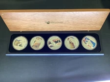 Discover Australia 5 Coin Set 1 oz Silver Proof - The Perth Mint - Rare!