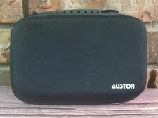 Austor Carrying Case Nintendo 3DS 3DS XL Black with Blue Intenior Storage Travel