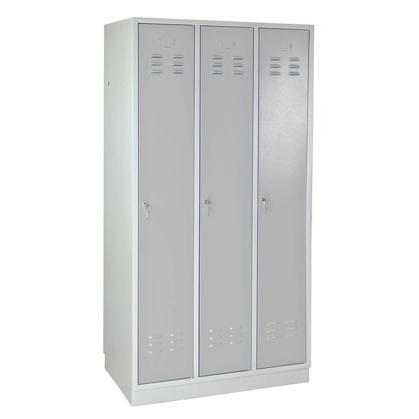 Adb Umkleideschrank Kleiderspind Garderobenschrank Spind 3-TüRig 1775X890X500 Mm-image