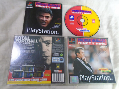 Premier Manager 99 PS1 (KOMPLETT) Sony PlayStation Black Label Selten