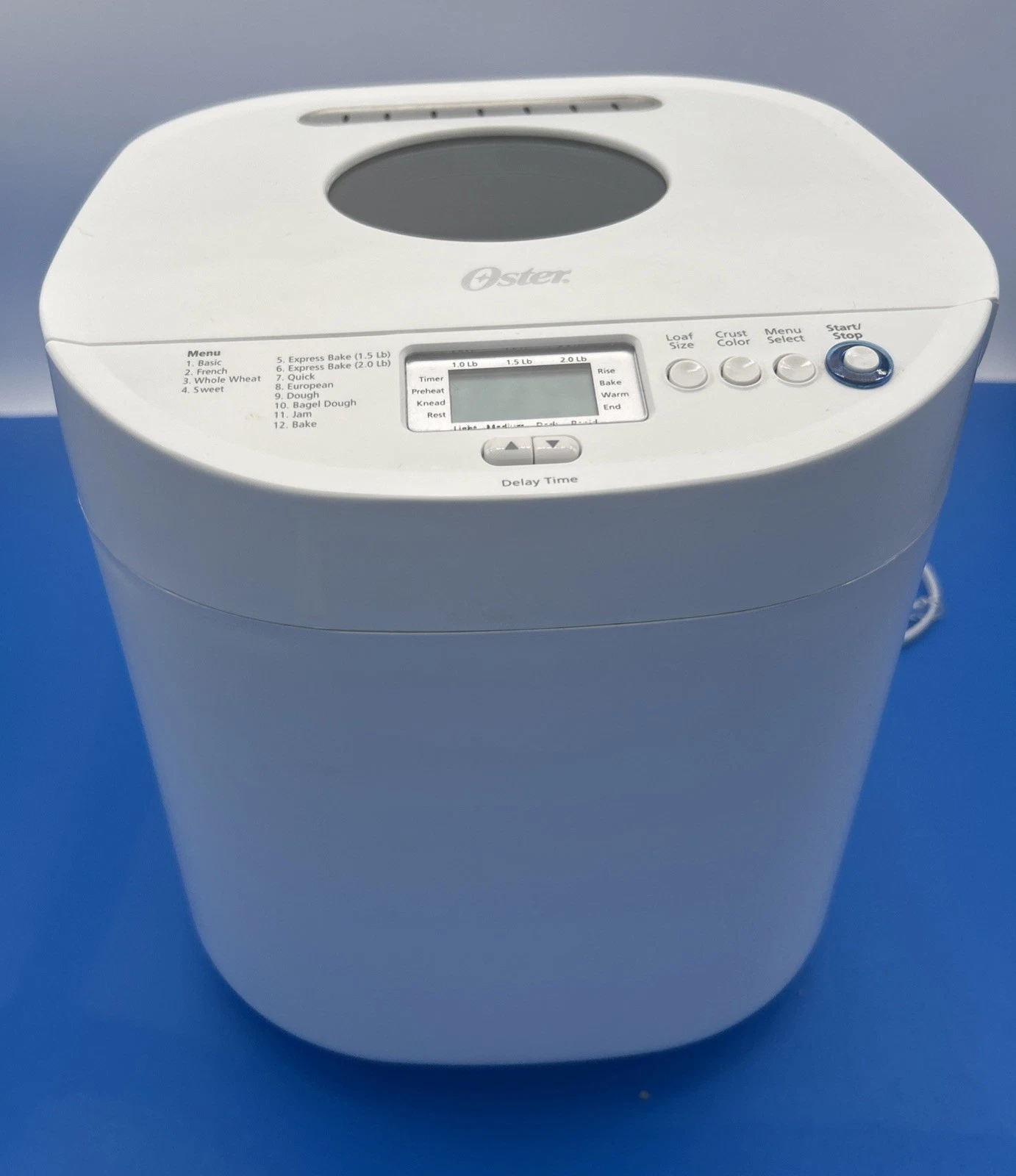 Oster Bread Maker Express Bake White 2 lb Loaf Type BM-1 Model CKSTBRTW20