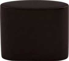 Top Knobs TK73ORB Oval Slot Knob Small 3/4" (c-c) Oil Rubbed Bronze