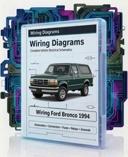 1994 Ford Bronco Complete Color Electrical Wiring Diagrams Schematics Pdf On Usb