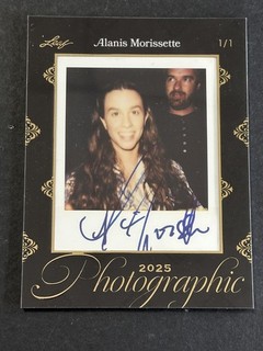 2025 Leaf Photographic Alanis Morissette Polaroid 1/1 AUTO COA