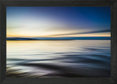 Gerahmtes Wandbild Poster Leinwanddruck Bild Ruhige Meere