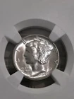1945- P Mercury Dime NGC MS65