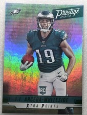 J.J. Arcega-Whiteside 2019 Panini Prestige #264 Xtra Points Green RC NM