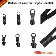 Reißverschluss Reparatur Set Zipper Schieber Ersatz Metall Universal/Wende S M L