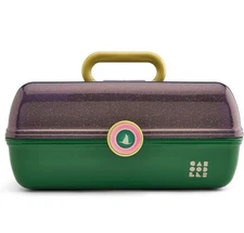 Caboodles On The Go Girl  Wicked Elphaba - Purple Sparkle Over Green Limited Ed