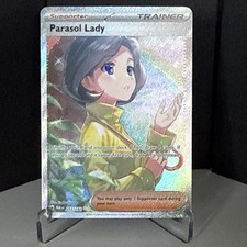 The Pokémon Company Parasol Lady 255/182 SV04 Paradox Rift Full Art Holo SIR EN on eBay