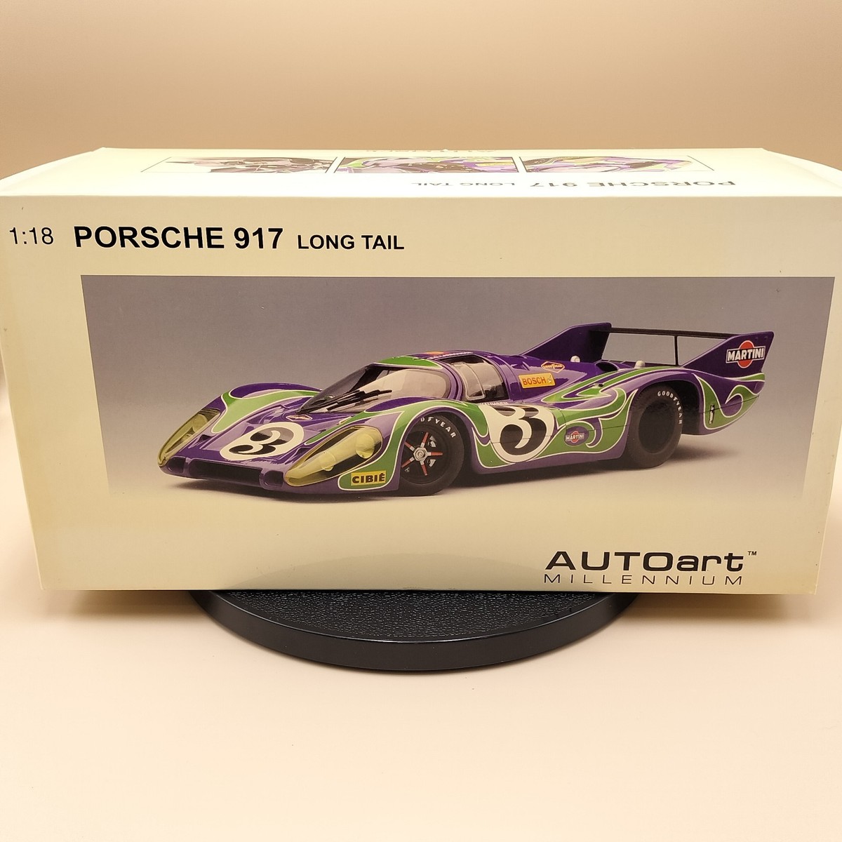 オートアート　1/18 Porsche 917 Long Tail #25 AUTOart 1/18 Porsche 917 Long tail 917 LH LeMans 1970 Larrousse #3