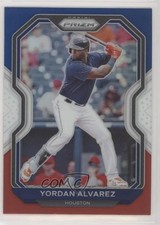 2021 Panini Prizm Tier III Red White & Blue Prizm Yordan Alvarez #224 0m68