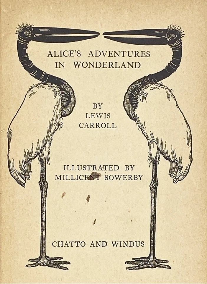 ALICE in Wonderland FIRST EDITION uk COLOR PLATES Illustrated MILLICENT SOWERBY Foto 3 de 4